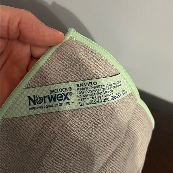 Norwex Gray Enviro Cloth and Window Cloth - Picture 5 of 5